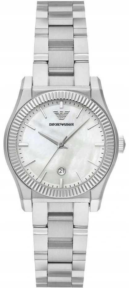 EMPORIO ARMANI AR11723 moteriškas trijų rodyklių laikrodis + DĖŽUTĖ