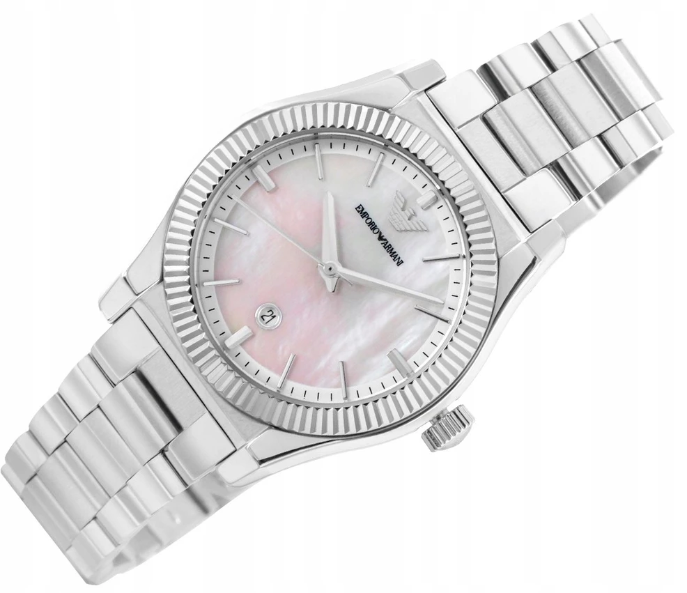 EMPORIO ARMANI AR11723 moteriškas trijų rodyklių laikrodis + DĖŽUTĖ