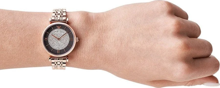 Laikrodis EMPORIO ARMANI AR11402 - GIANNI T-BAR WOMEN'S WATCH (zi511b)