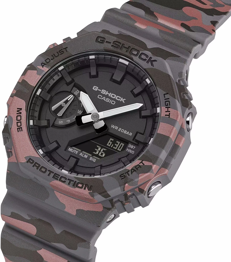 Laikrodis Casio G-Shock Original GA-2100CM-8AER Anglies pluošto šerdies apsauga