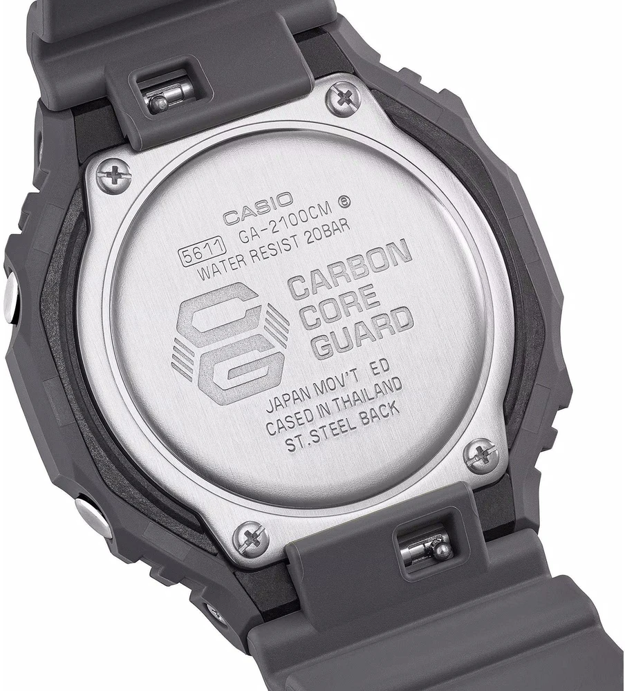 Laikrodis Casio G-Shock Original GA-2100CM-8AER Anglies pluošto šerdies apsauga