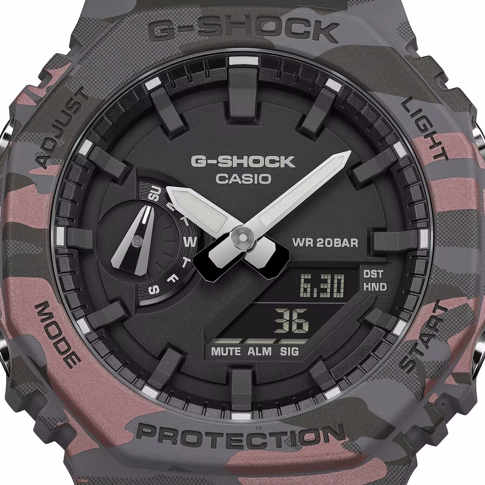 Laikrodis Casio G-Shock Original GA-2100CM-8AER Anglies pluošto šerdies apsauga
