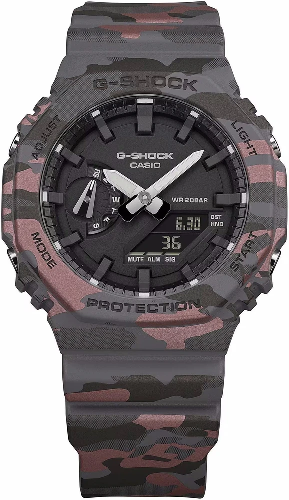 Laikrodis Casio G-Shock Original GA-2100CM-8AER Anglies pluošto šerdies apsauga