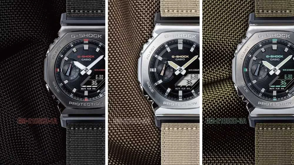 Laikrodis „Casio G-SHOCK ORIGIN GM-2100CB-1AER“ su metalu