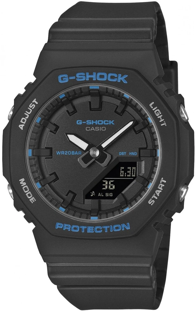 Laikrodis Casio G-shock Analoginis-skaitmeninis Moterims GMA-P2100BA-1AER