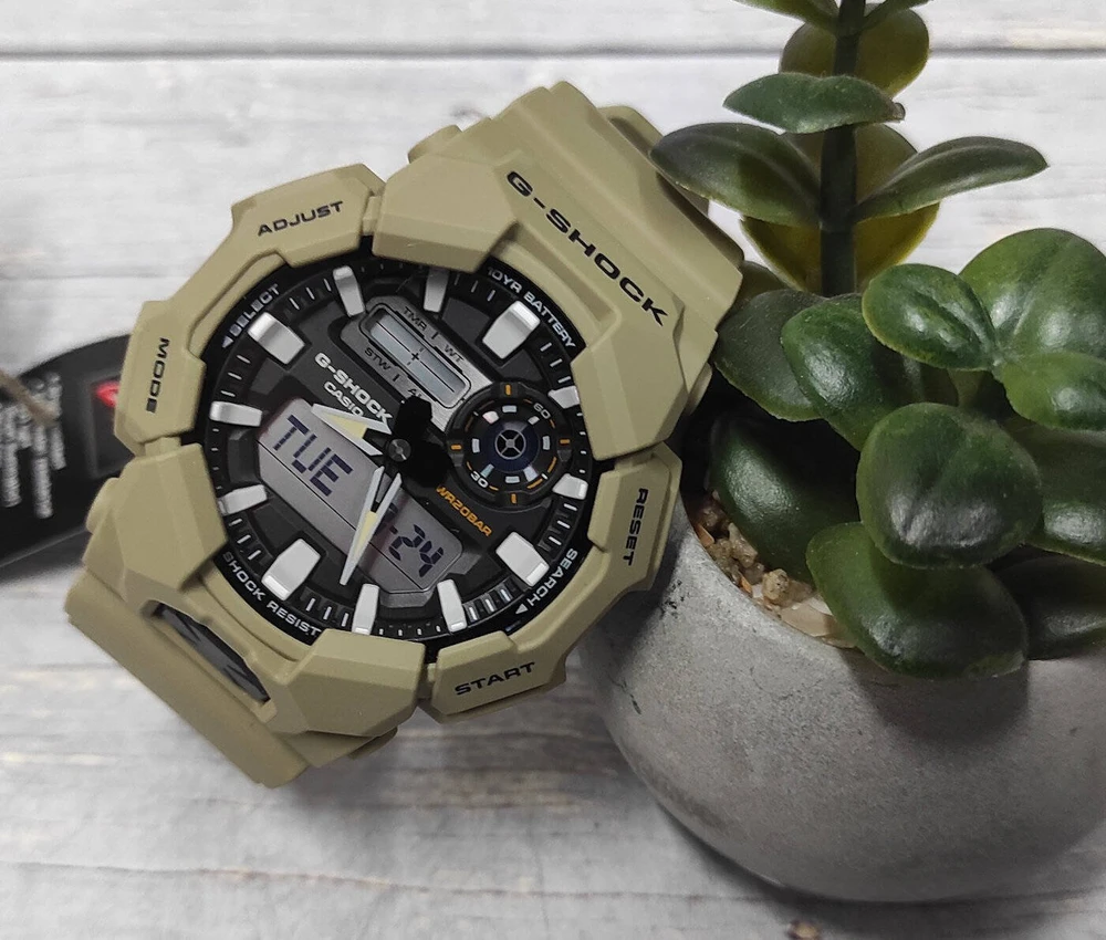 „Casio G-Shock Origin GA-010-5AER“ laikrodžio laikrodis su anglies pluošto šerdies apsauga