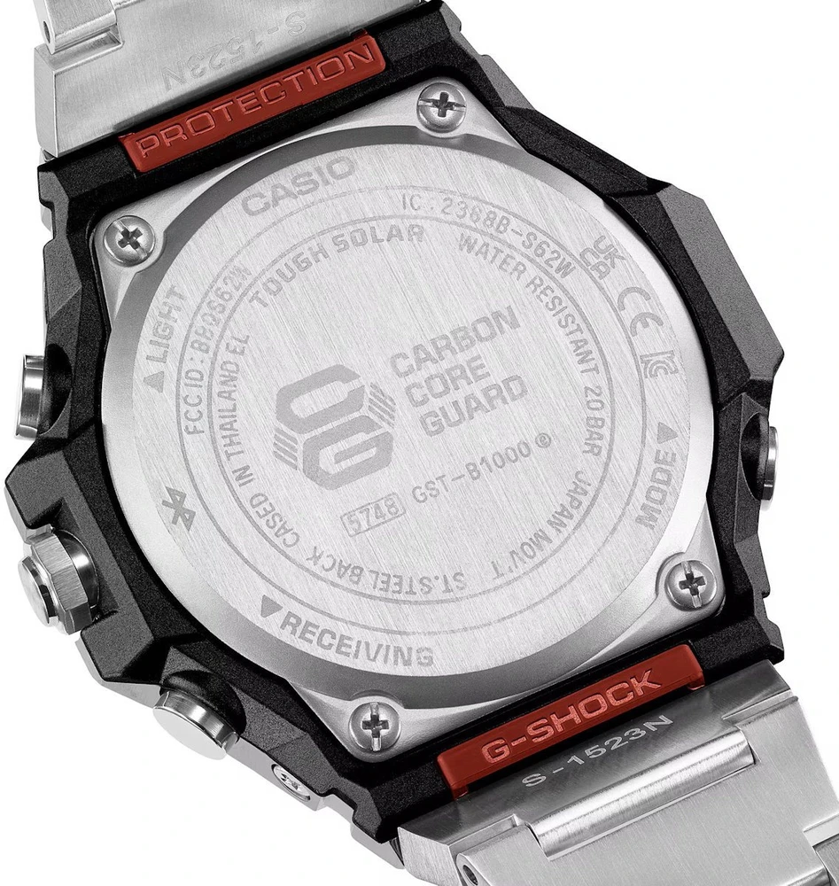 Laikrodis Casio G-Shock G-Steel Blueetooth Solar GST-B1000D-1AER