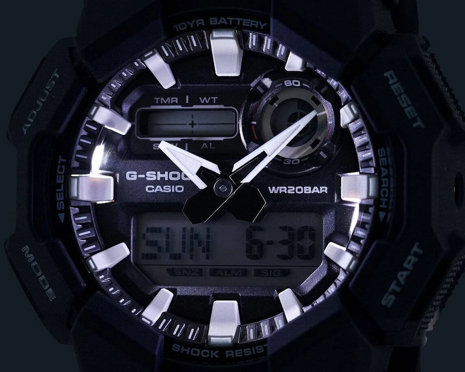 Laikrodis „Casio G-Shock Origin GA-010-2AER“ laikrodžio laikrodžio anglies pluošto šerdies apsauga