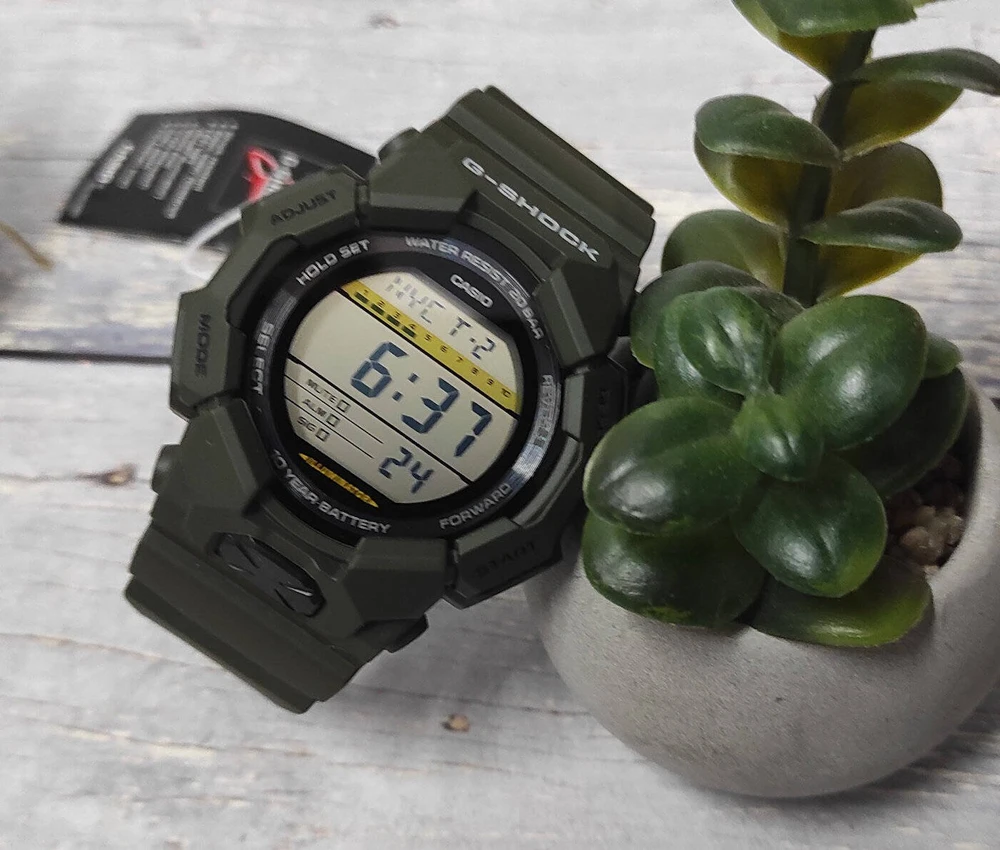 Laikrodis „Casio G-Shock Origin GD-010-3ER“ anglies pluošto šerdies apsauga