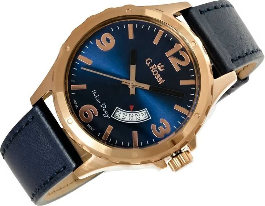 VYRIŠKAS LAIKRODIS G. ROSSI - 10273A (zg207d) + dėžutė