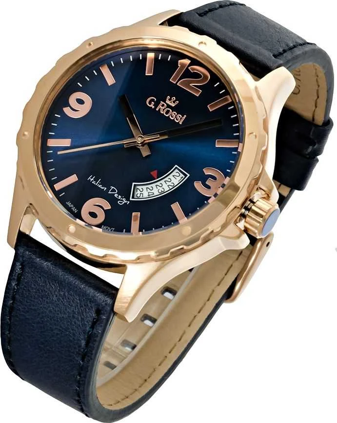 VYRIŠKAS LAIKRODIS G. ROSSI - 10273A (zg207d) + dėžutė