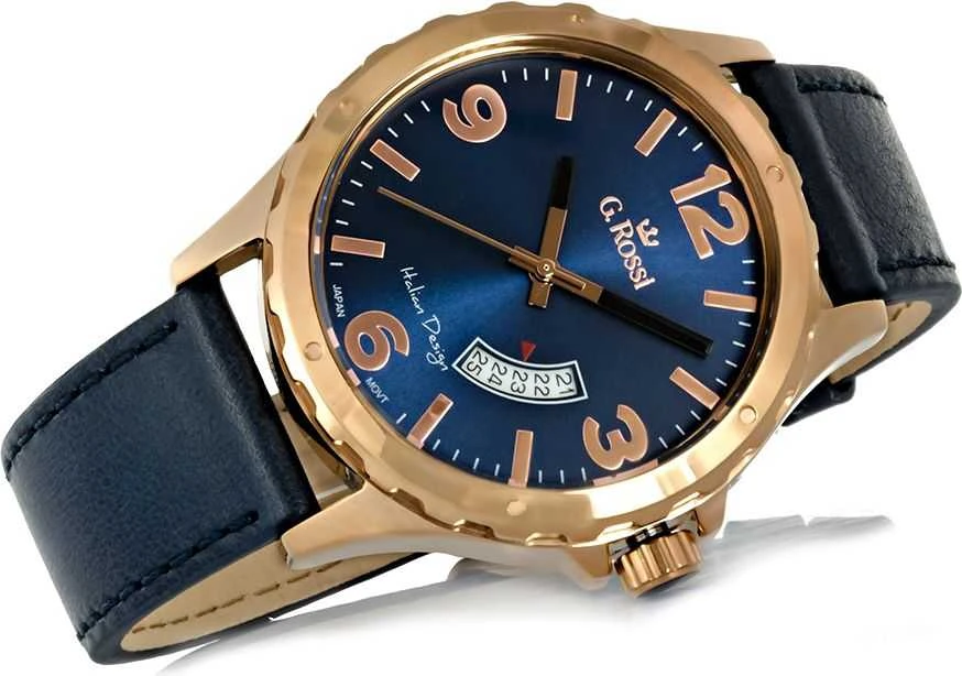 VYRIŠKAS LAIKRODIS G. ROSSI - 10273A (zg207d) + dėžutė