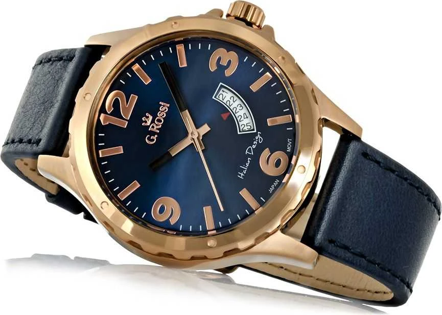 VYRIŠKAS LAIKRODIS G. ROSSI - 10273A (zg207d) + dėžutė