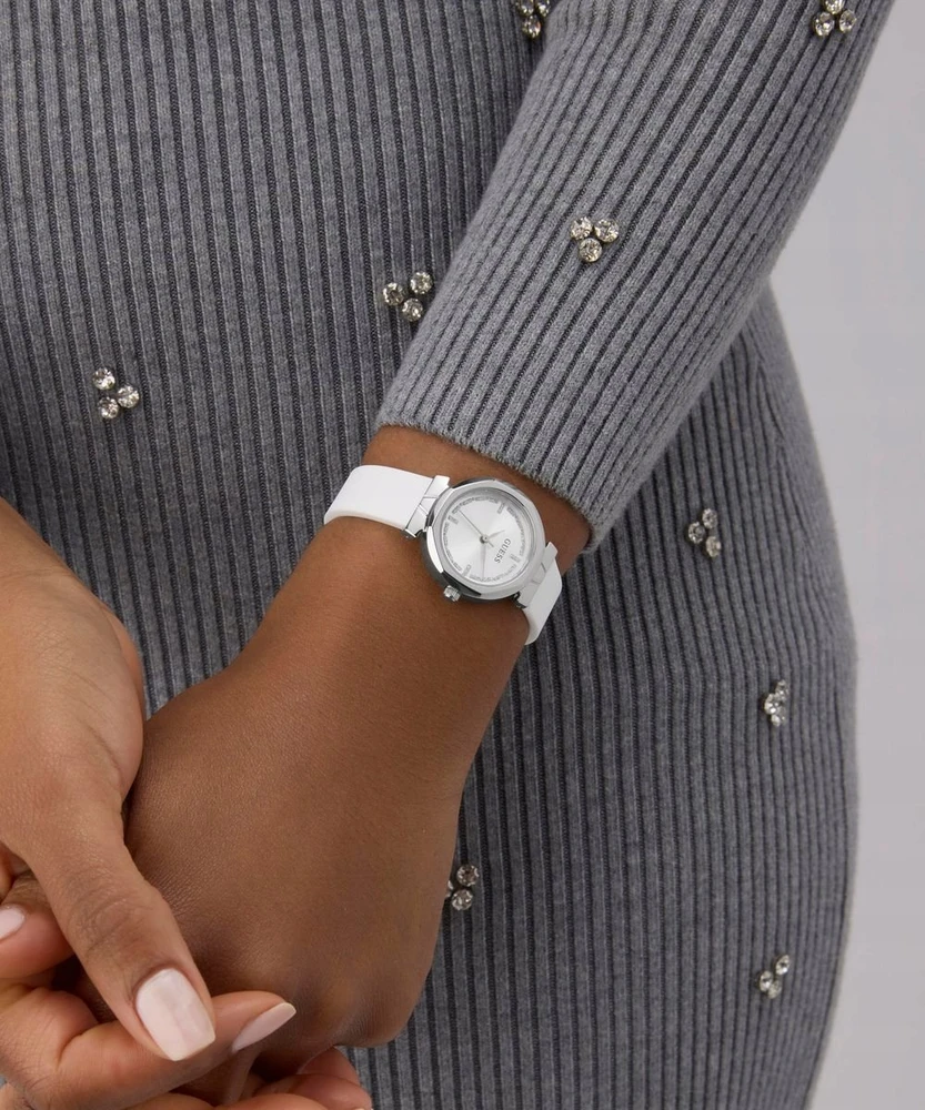 Moteriškas laikrodis Guess Damski Bejeweled + box (GW0928L1)