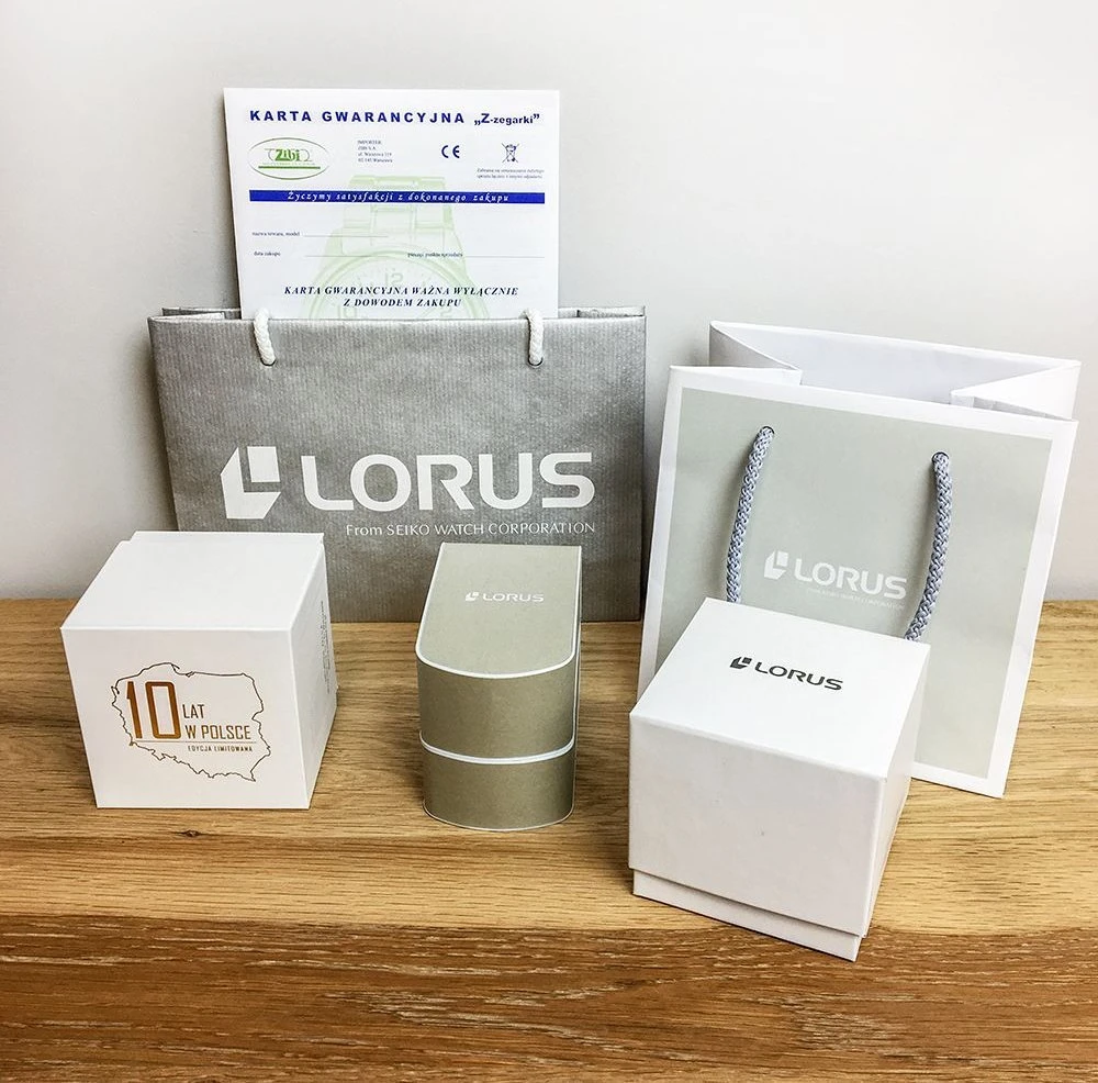 Laikrodis Lorus Laikrodis męski Lorus RT337KX9 sidabrinė