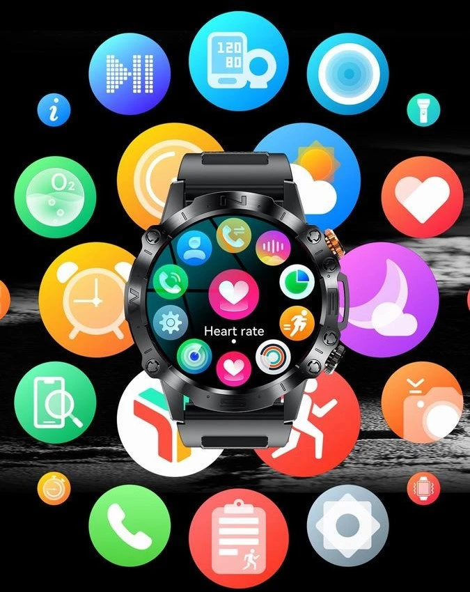 Išmanusis laikrodis MĘSKI GRAVITY GT20-7 - AMOLED, DODATKOWY PASEK (sg024g)