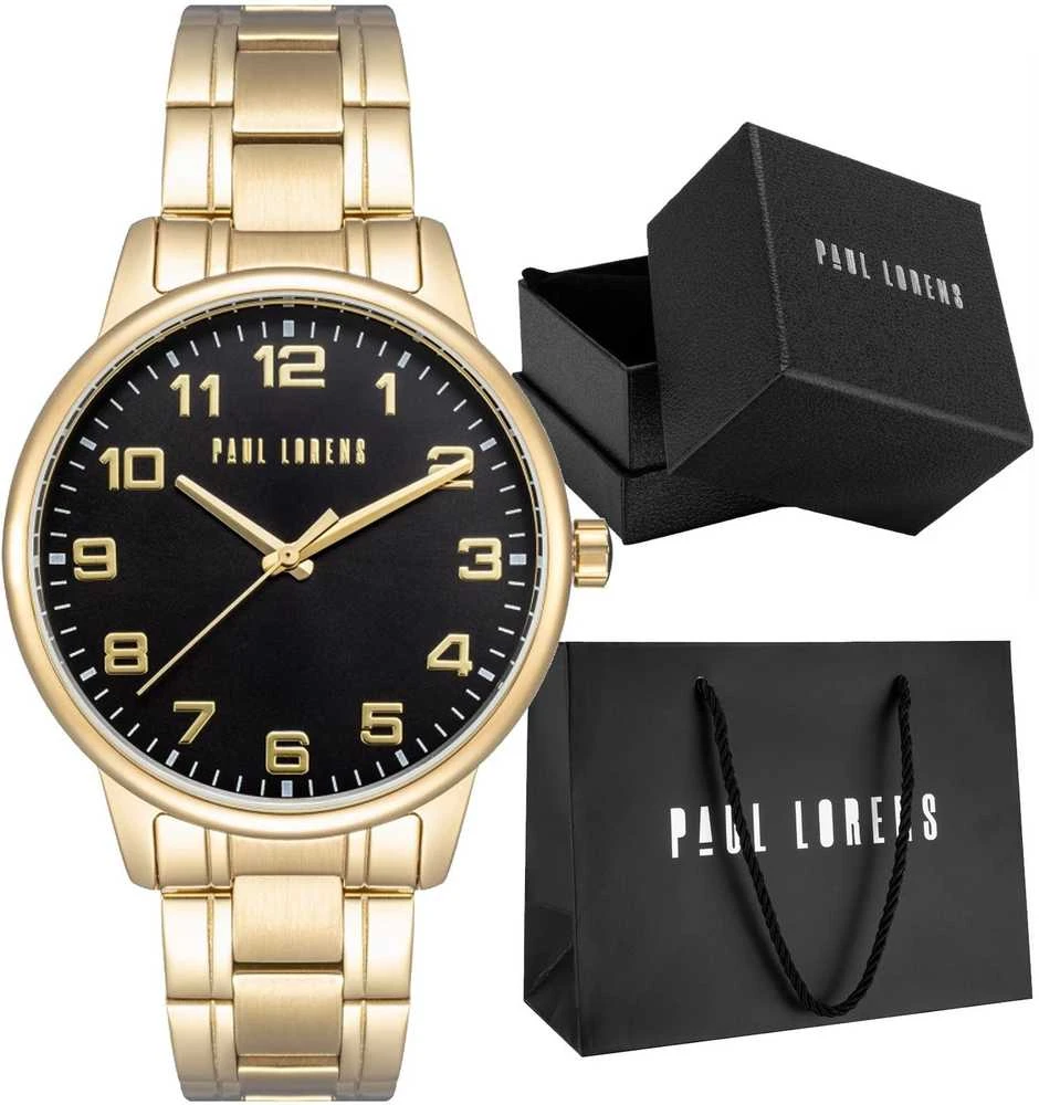 PAUL LORENS MALE WATCH - PL20018B-1D1 (zg388d) + BOX