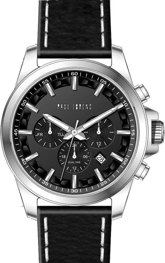 PAUL LORENS MALE WATCH - PL20010A-1A1 (zg379a) + BOX