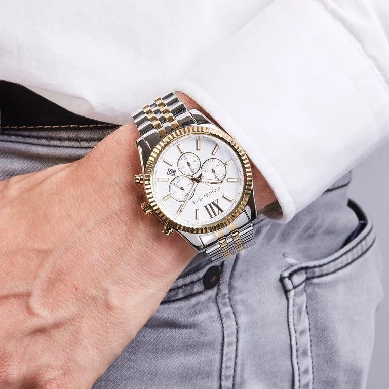 Laikrodis Michael Kors Vyriškas laikrodis MICHAEL KORS Lexington MK8344 + BOX