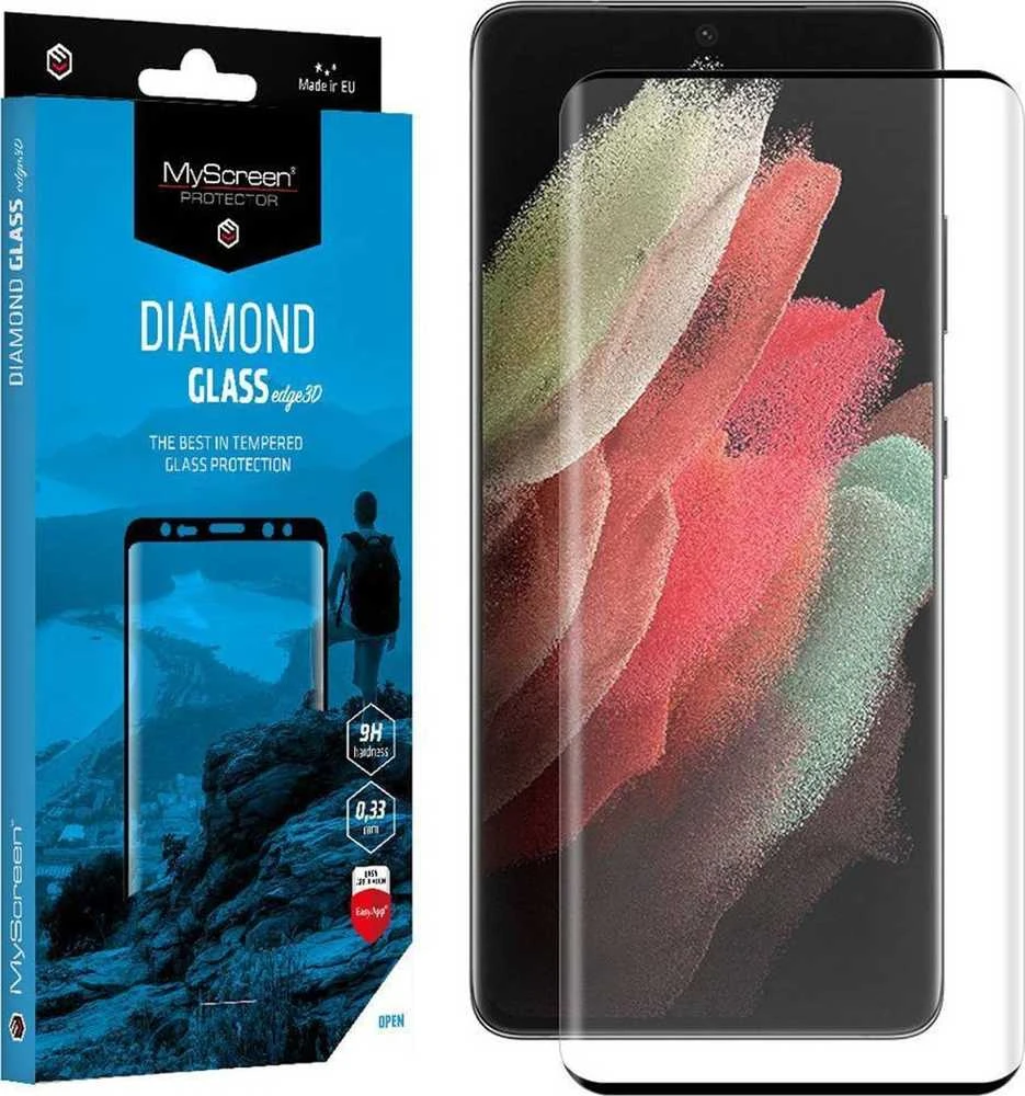 „MyScreen MS Diamond Glass Edge 3D 2.5D Apple Watch Ultra/Ultra 2 49mm“ sidabrinis