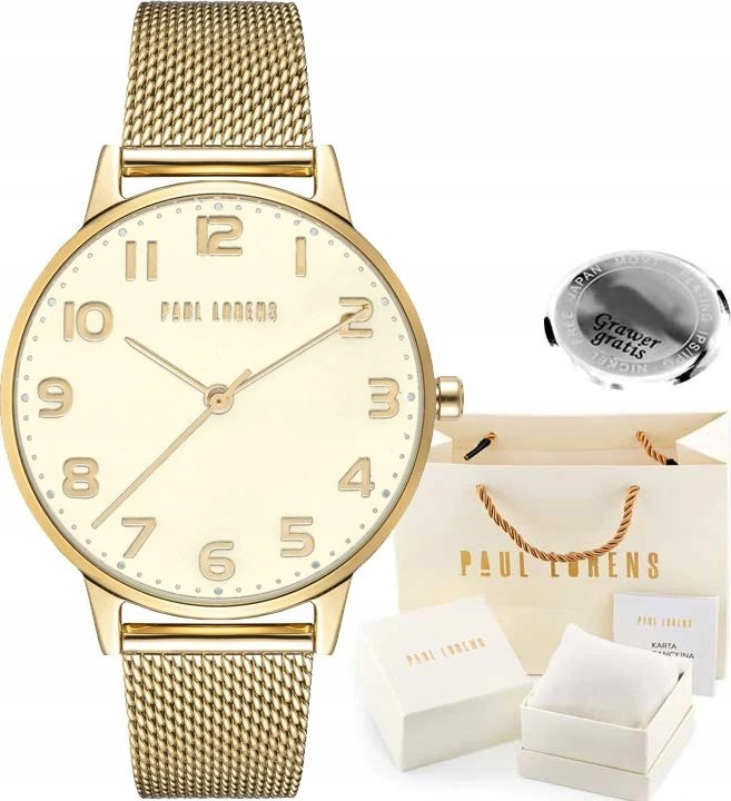 Laikrodis PAUL LORENS WOMEN S WATCH - PL11715B2-4D1 (zg511d) + BOX