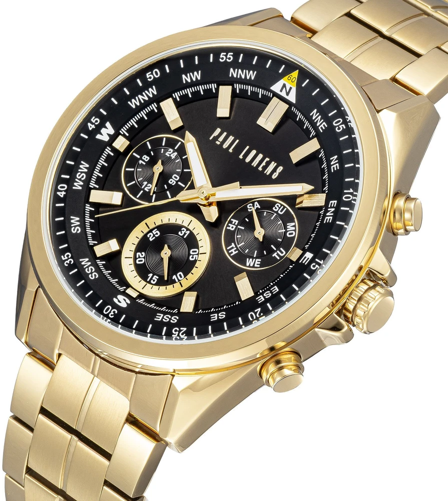 PAUL LORENS MALE WATCH - PL20009B-1D1 (zg385d) + BOX