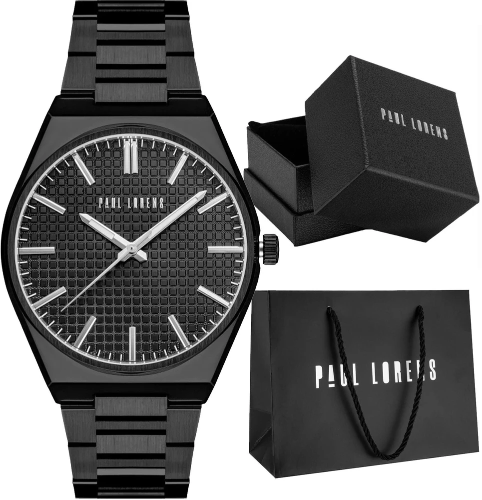 PAUL LORENS MALE WATCH - PL20013B-1A5 (zg384e) + BOX