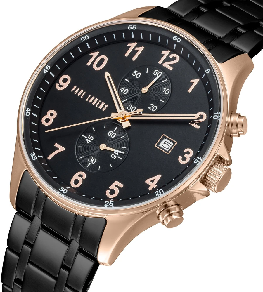 PAUL LORENS MALE WATCH - PL20002B-1A4 (zg383b) + BOX