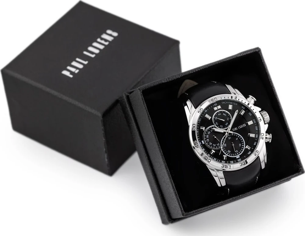 Laikrodis PAUL LORENS MALE WATCH - PL9753A8-1A1 (zg364a) + BOX