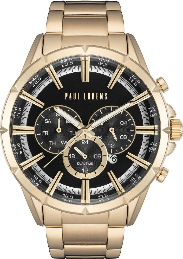 Laikrodis vyrams PAUL LORENS - PL13605B-1D1 (zg359b) + dėžutė