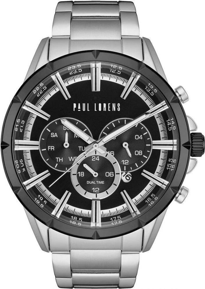 PAUL LORENS VYRIŠKAS LAIKRODIS – PL13605B-1C1 (zg359a) + BOX