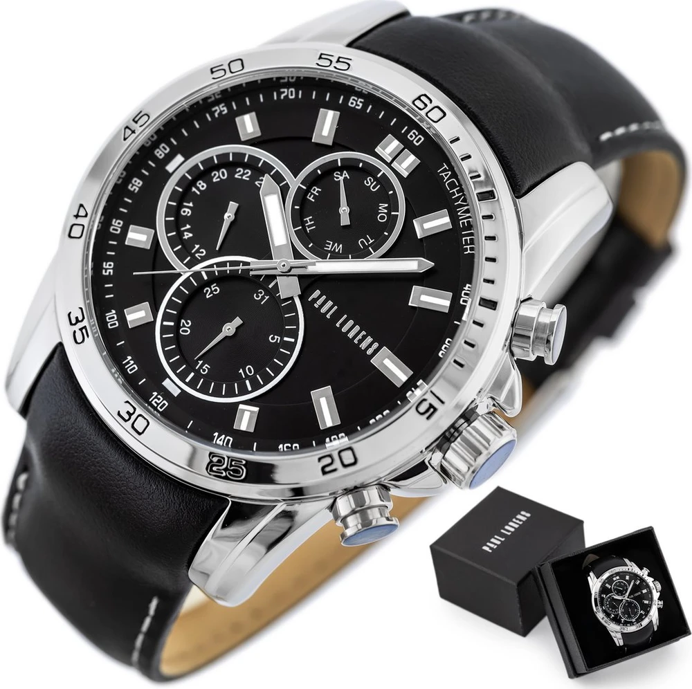 Laikrodis PAUL LORENS MALE WATCH - PL9753A8-1A1 (zg364a) + BOX