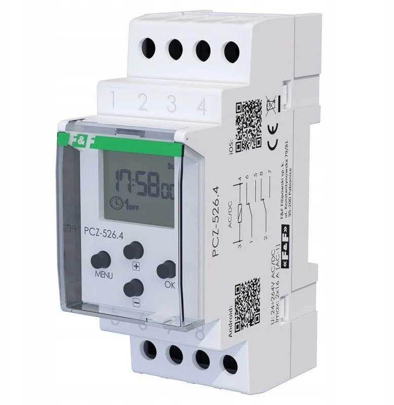 F&F PCZ-526.4 ZEG.ASTR 24÷264AC/DC 2X16A NF