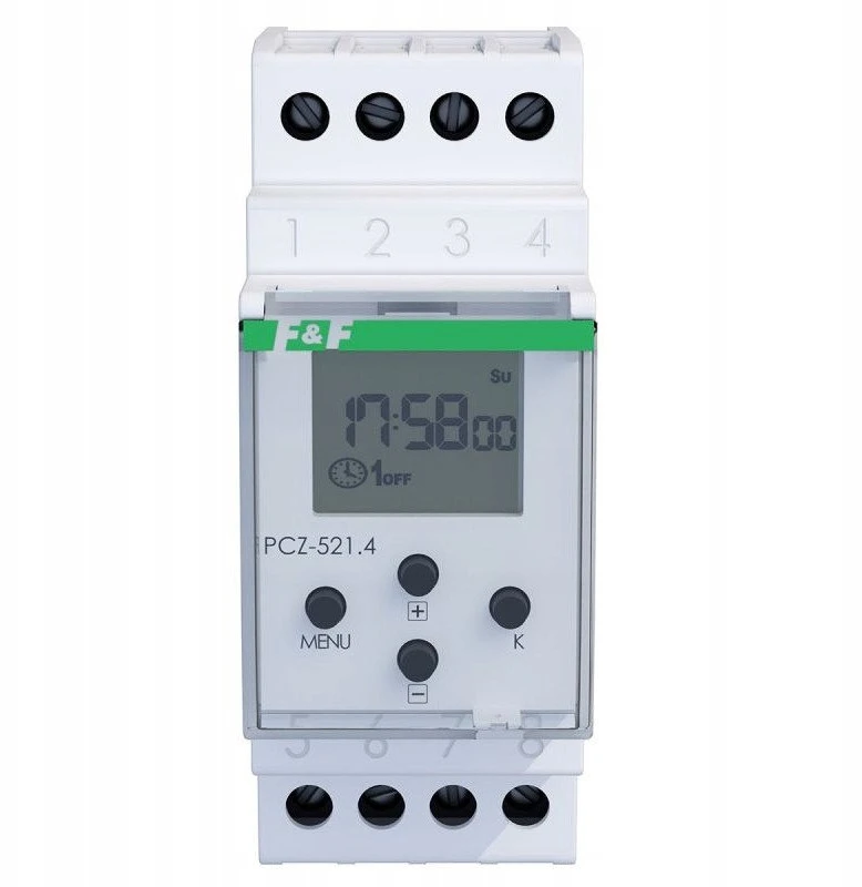 F&F PCZ-521.4 SAVAITINIS LAIKRODIS 1-NFC KANALAS