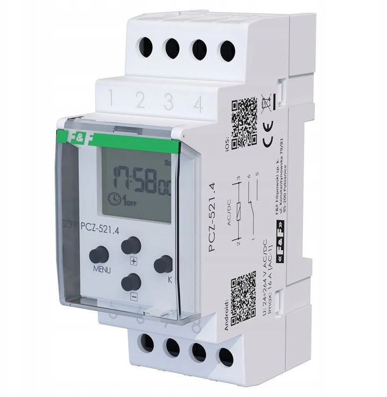 F&F PCZ-521.4 SAVAITINIS LAIKRODIS 1-NFC KANALAS