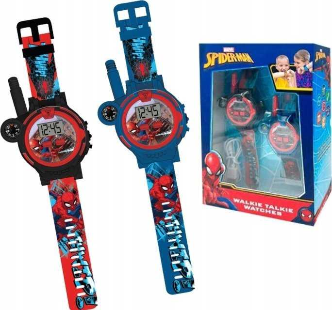 Kids Euroswan Spiderman Rinkinys Zegarki - Walkie Talkie 2vnt.. SPD40156