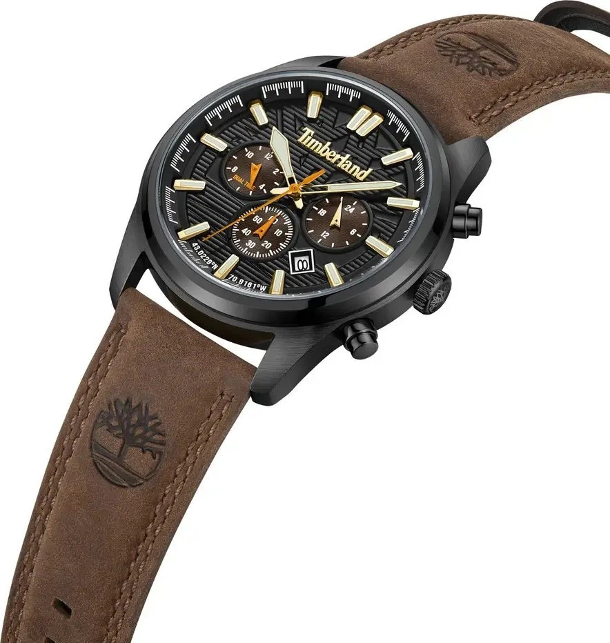 Vyriškas laikrodis TIMBERLAND Northbridge Dual Time TDWGF0009603 + BOX