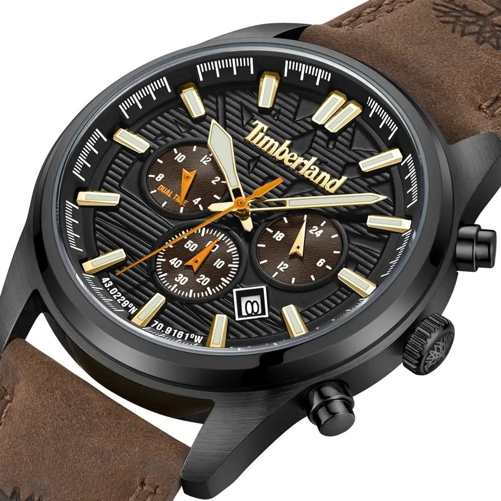 Vyriškas laikrodis TIMBERLAND Northbridge Dual Time TDWGF0009603 + BOX