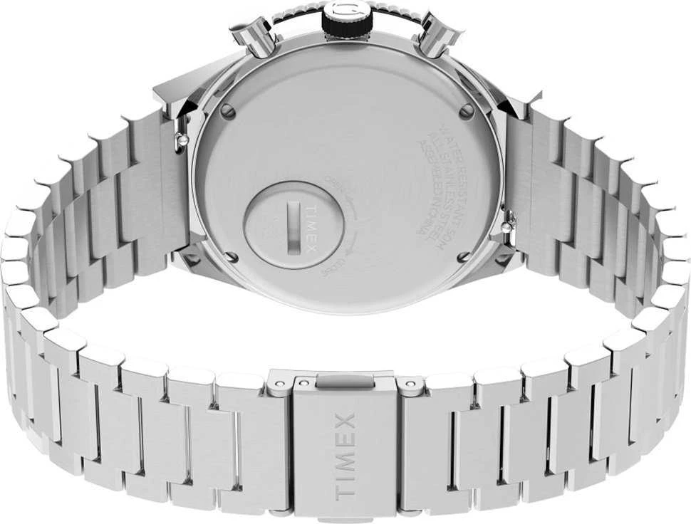 Vyriškas laikrodis TIMEX Q Timex 3 laiko zonų chronografas TW2V69800 + DĖŽUTĖ