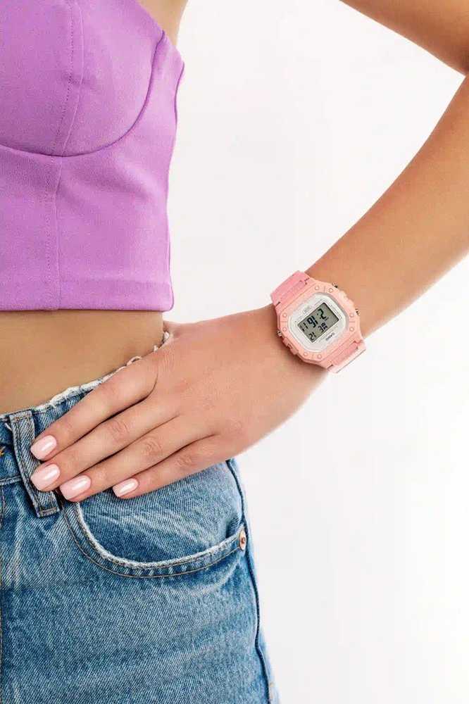 CASIO UNISEX LAIKRODIS W-218HC-4A + DĖŽUTĖ (zd208h)