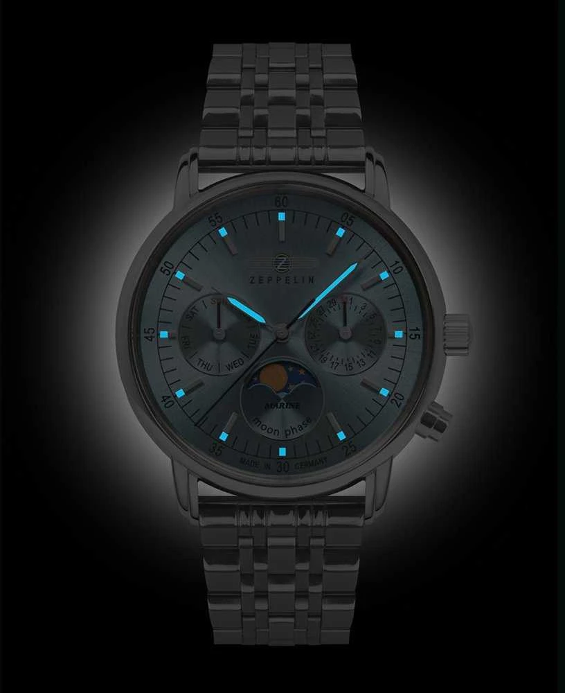 Laikrodis Zeppelin 8637M-3 LZ 14 Marine Moonphase