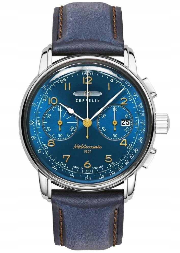 Laikrodis Zeppelin Mediterranee 96703, 42 mm