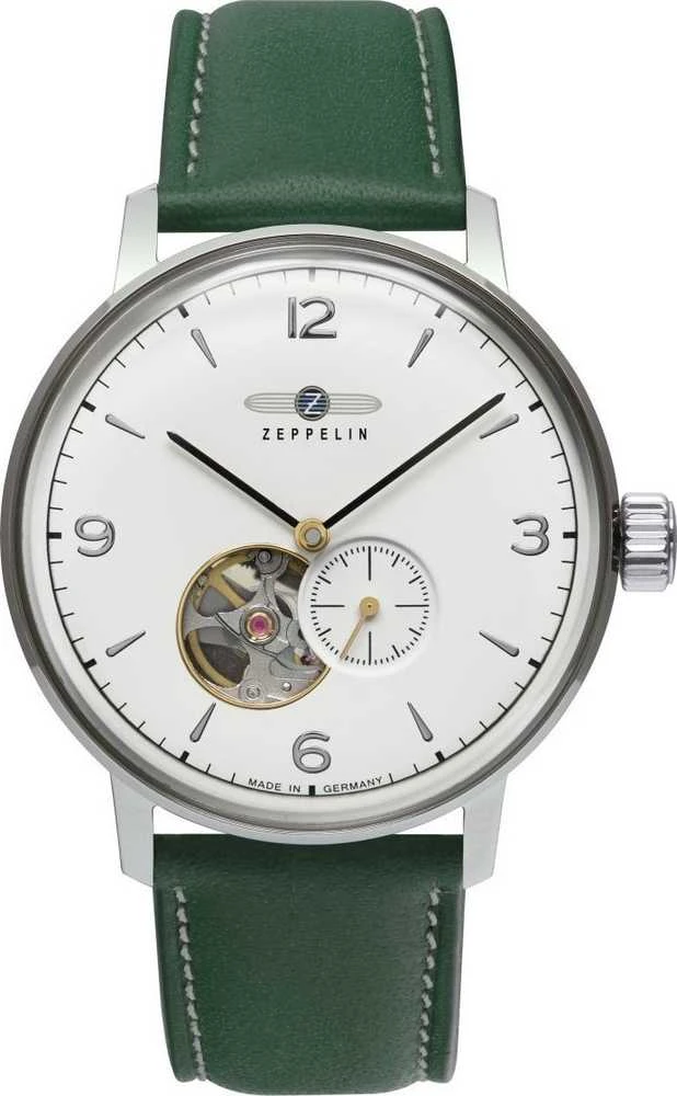 Vyriškas laikrodis Zeppelin Hindenburg Open Heart Automatic 8066-1_N + BOX