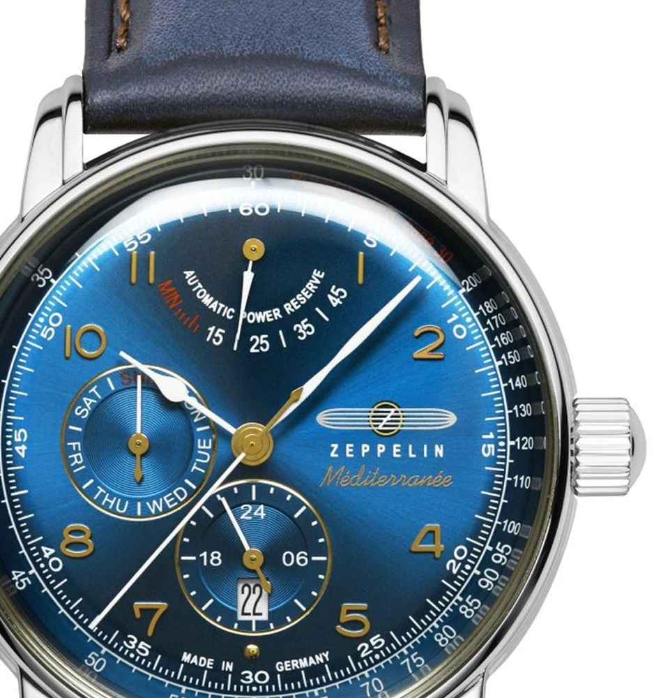 Laikrodis Zeppelin Mediterranee 96903, 42 mm