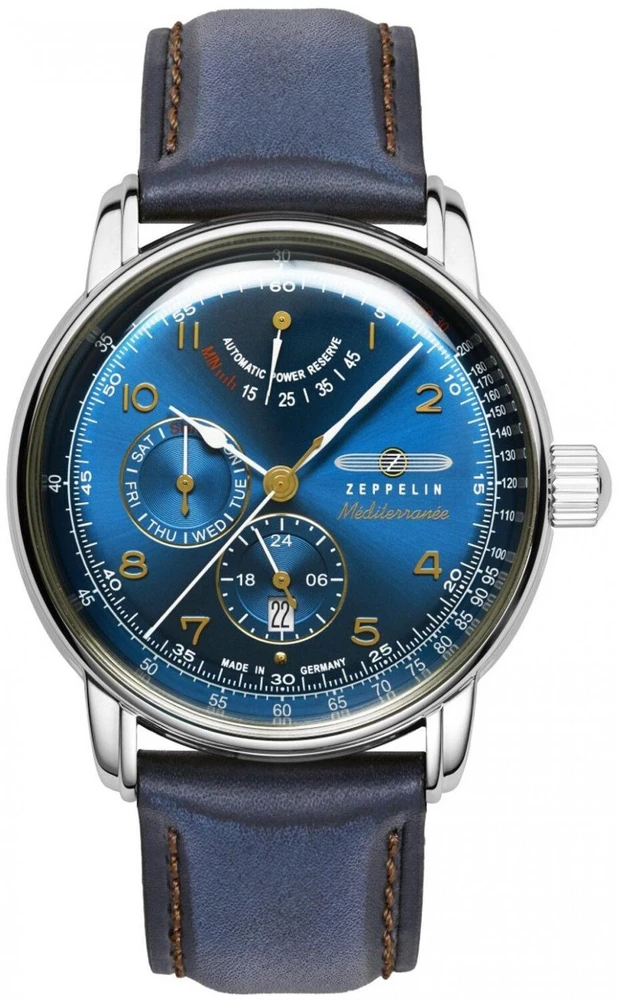 Laikrodis Zeppelin Mediterranee 96903, 42 mm