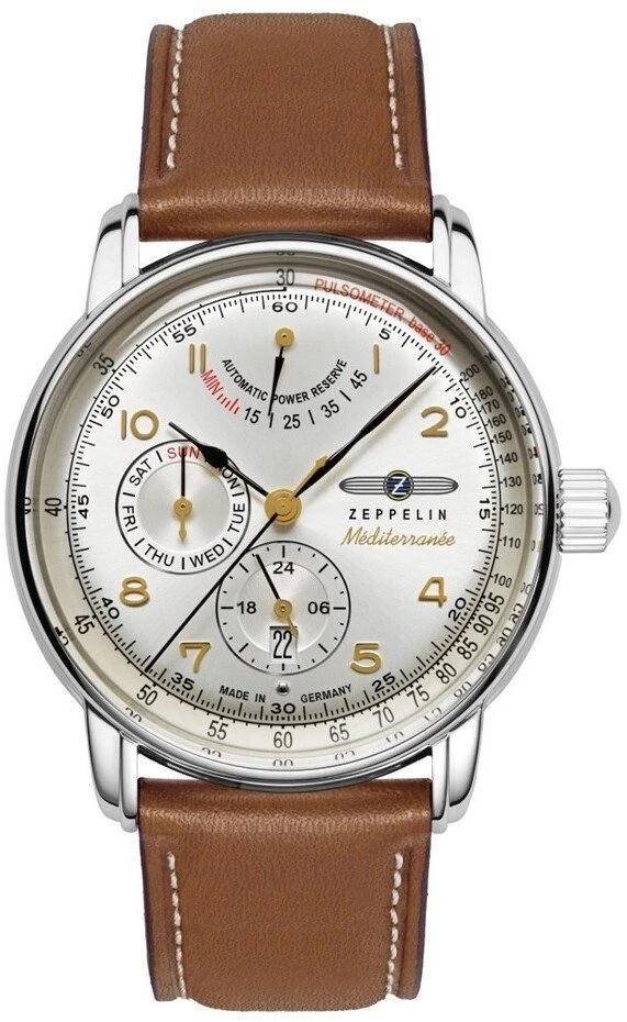 Laikrodis Zeppelin Laikrodis Zeppelin Mediterranee 96901, 42mm