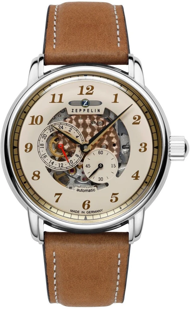 Išmanusis laikrodis Mechaninis laikrodis Zeppelin New Captain's Line 42 mm