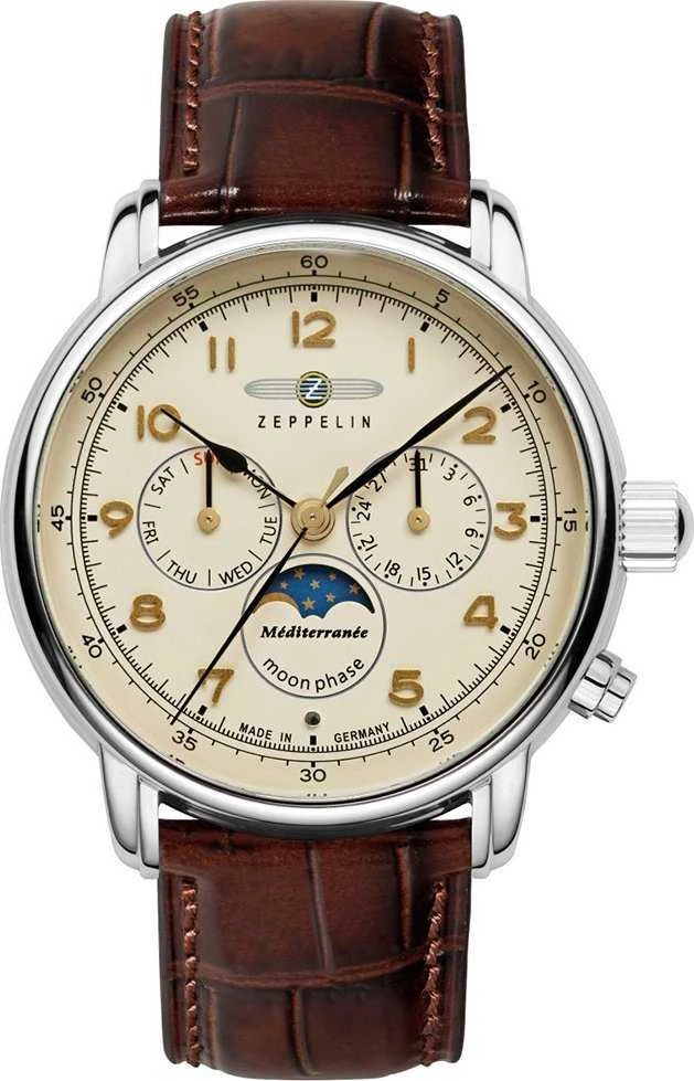 Laikrodis Zeppelin Mediterranee Moonphase 9636-5