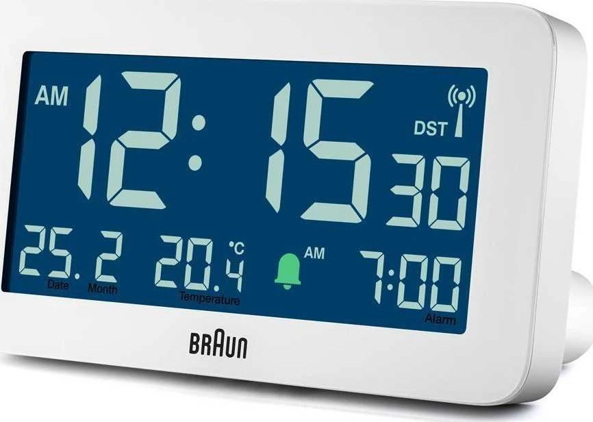 BRAUN BC10 DCF-W Radijo žadintuvas baltas