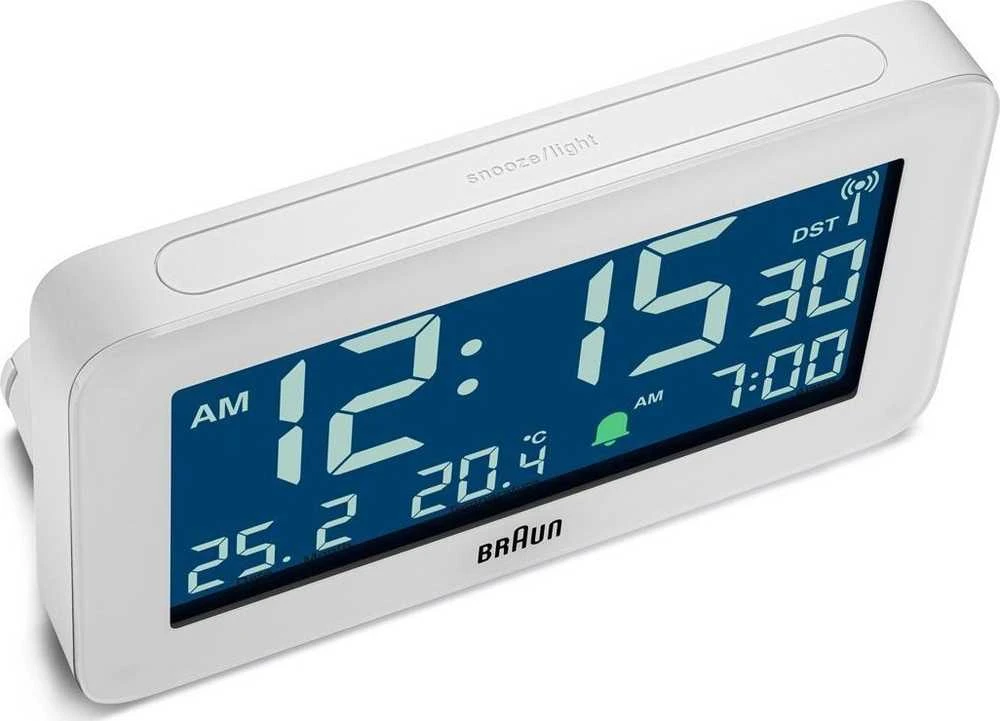 BRAUN BC10 DCF-W Radijo žadintuvas baltas
